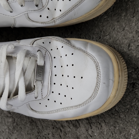 NIKE MEN'S AIR FORCE 1 MID WHITE '07 - Picture 2 of 11